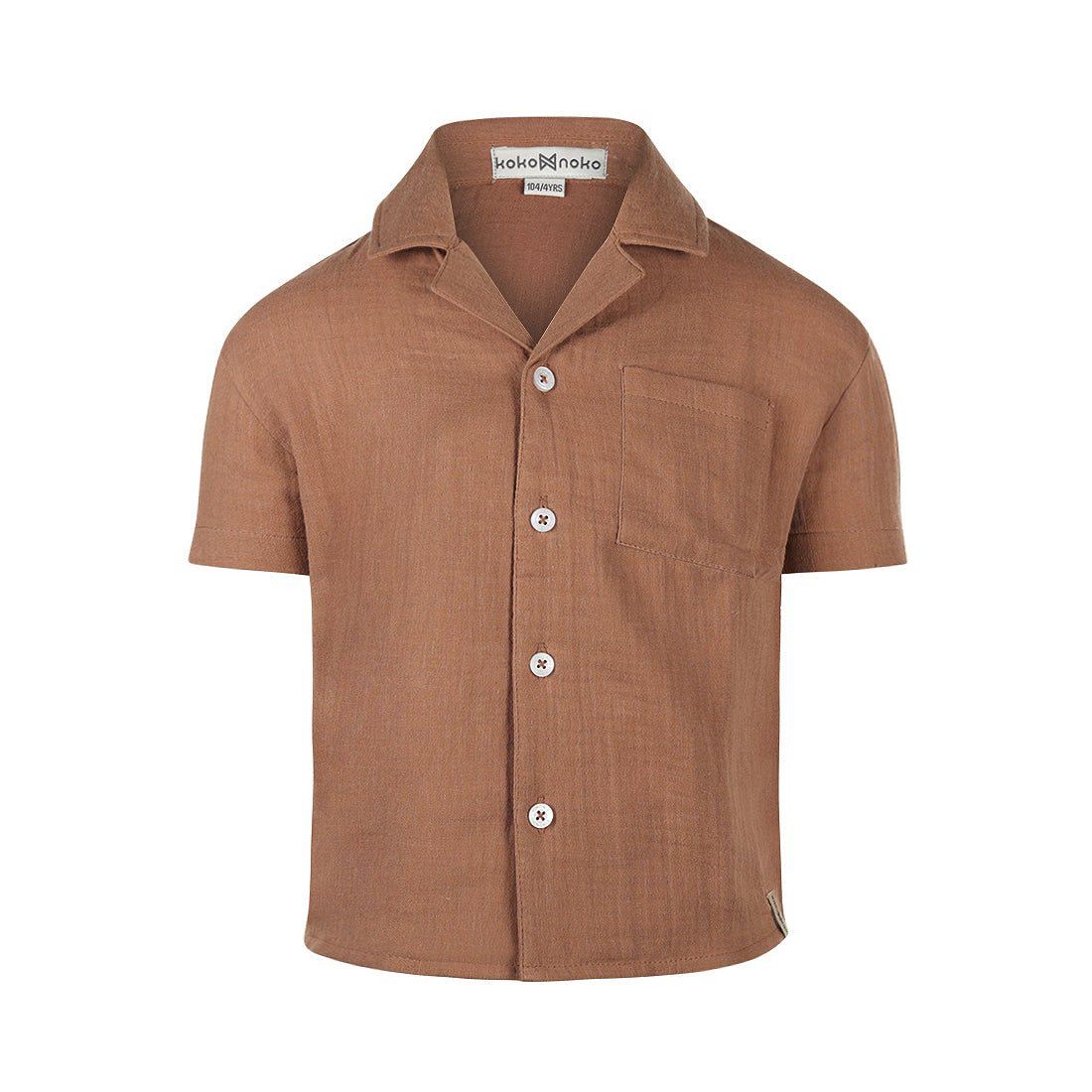 Camisa café para niño - Kool KidsKOKO NOKOKool KidsP54810Camisa café para niño4 AñosFaded brown
